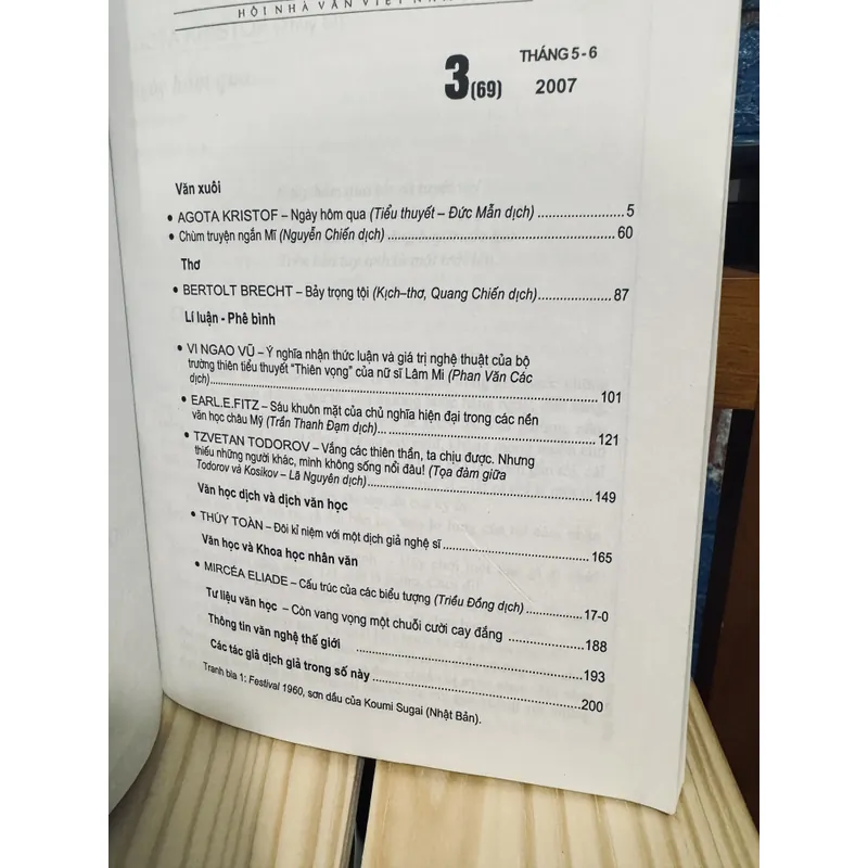 Văn học Nước Ngoài Số 3-2007 605265