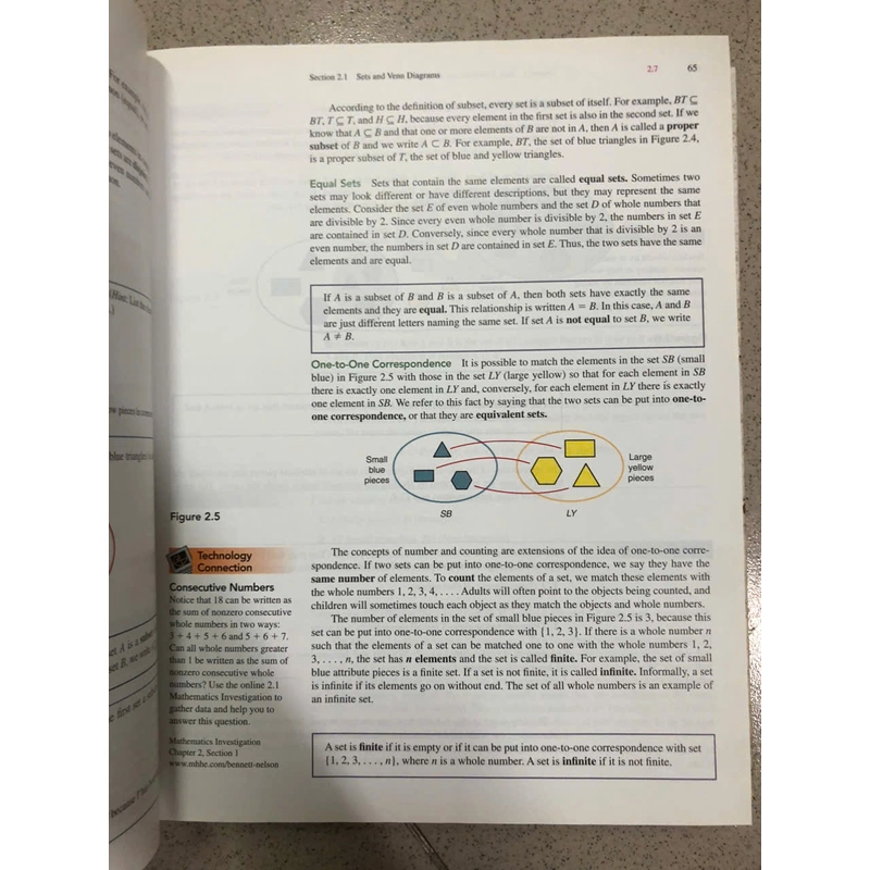 MATHEMATICS FOR ELEMENTARY TEACHERS - Bennett Nelson 455781