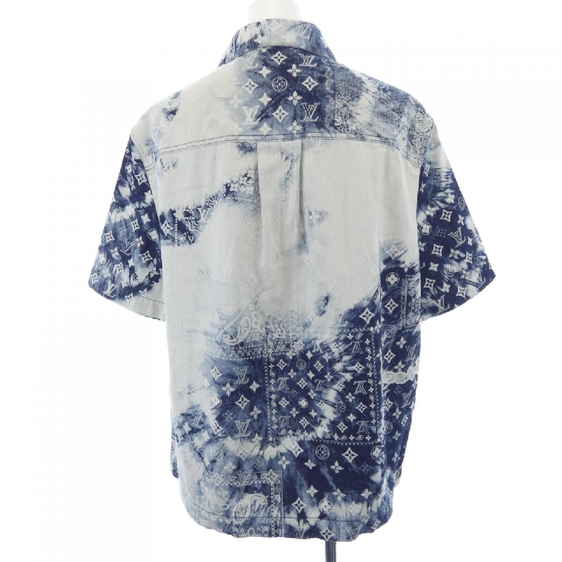 Áo sơ mi denim tay ngắn họa tiết monogram LOUIS VUITTON HNS17WNW2 - Hàng hiệu Authentic 894790