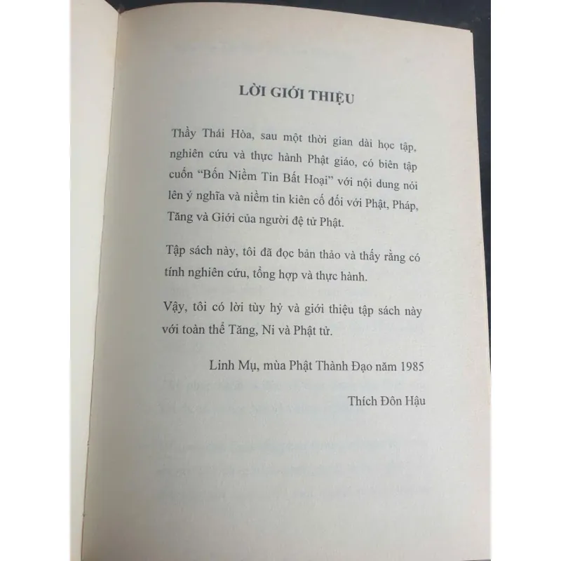 Niềm Tin Bất Hoại Đối Với Đức Phật -Thích Thái Hòa 687478