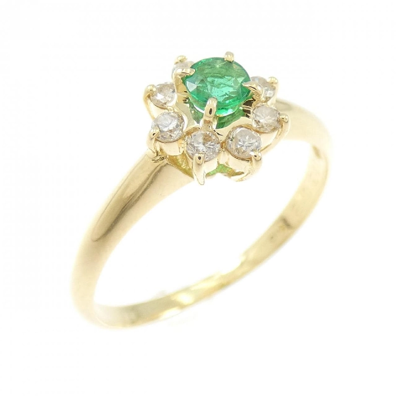 Nhẫn Emerald K18YG 0.13CT - Hàng hiệu Chính hãng 850203