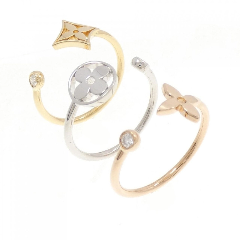 Nhẫn Louis Vuitton Monogram Idylle - Hàng hiệu Authentic 835437