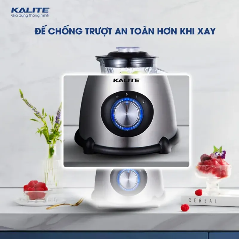 Máy xay sinh tố KALITE KLB630 3 cối xay động cơ đồng nguyên chất 735125