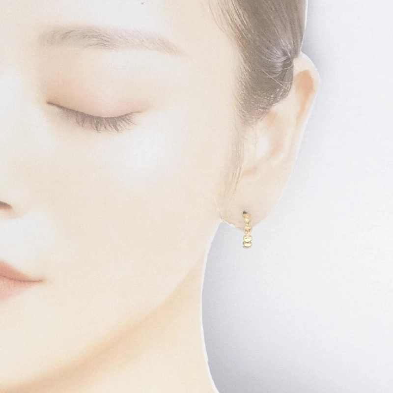 K18YG Bông tai hình trái tim - Hàng hiệu Chính hãng 871462