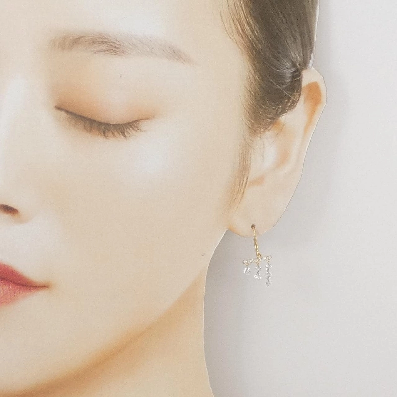 K18YG Bông tai kim cương 1.01CT - Hàng hiệu Chính hãng 869590