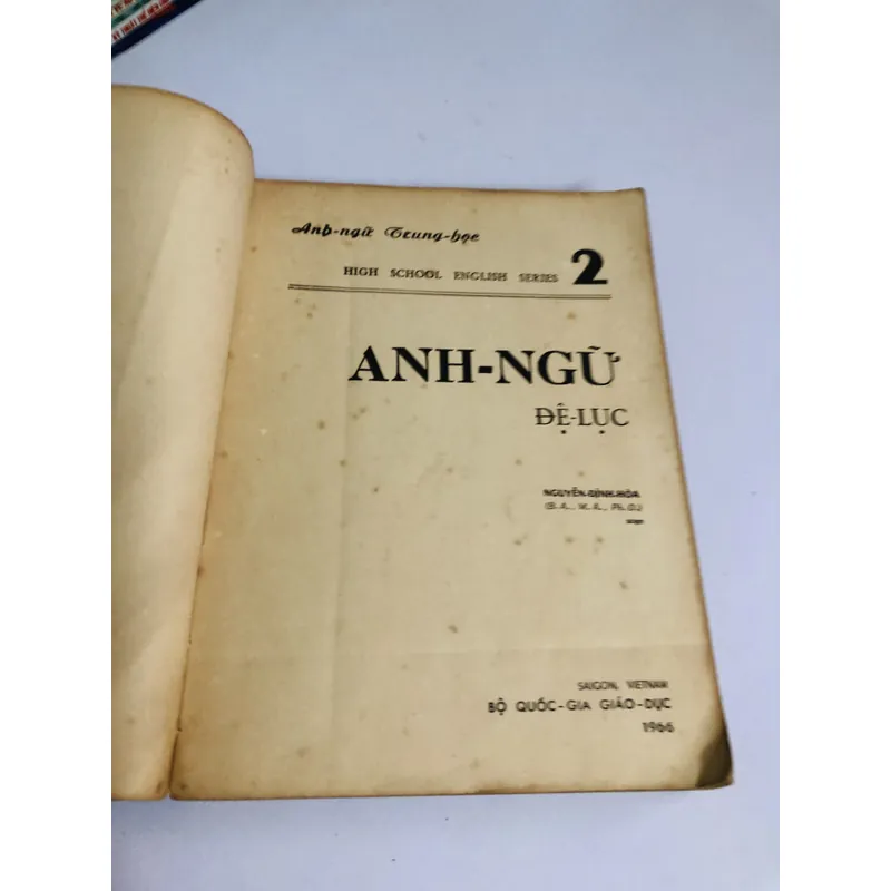 3. 📘 ANH - NGỮ ĐỆ LỤC 2 ✍️ Tác giả: Nguyễn Đình Hòa 1966 604246