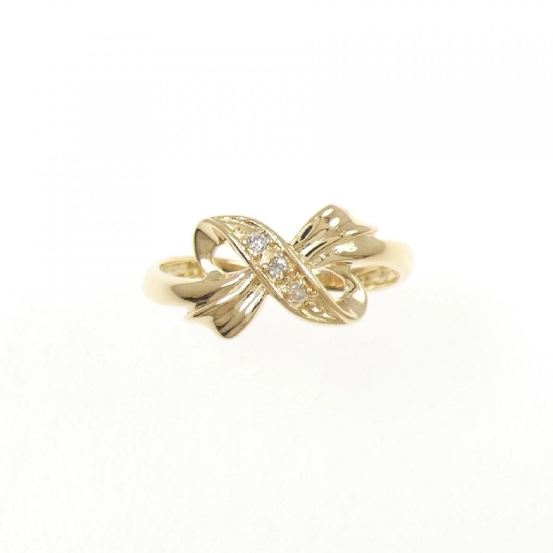 Nhẫn kim cương K18YG 0.02CT 669611