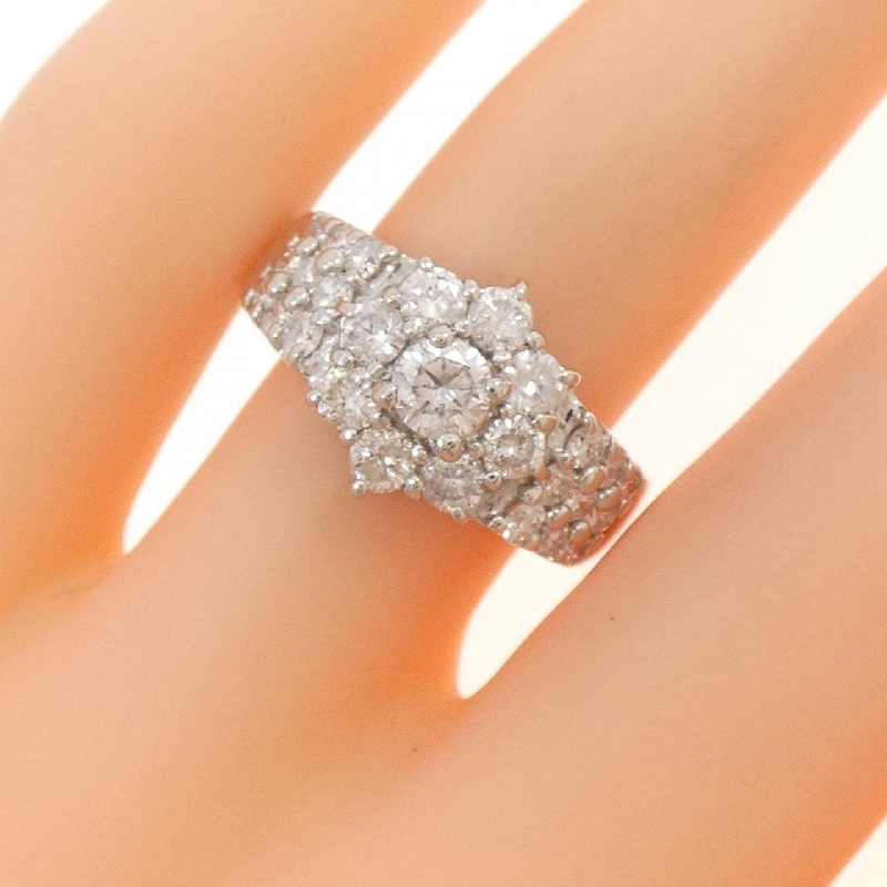 Nhẫn kim cương hoa PT900 1.50CT 670685