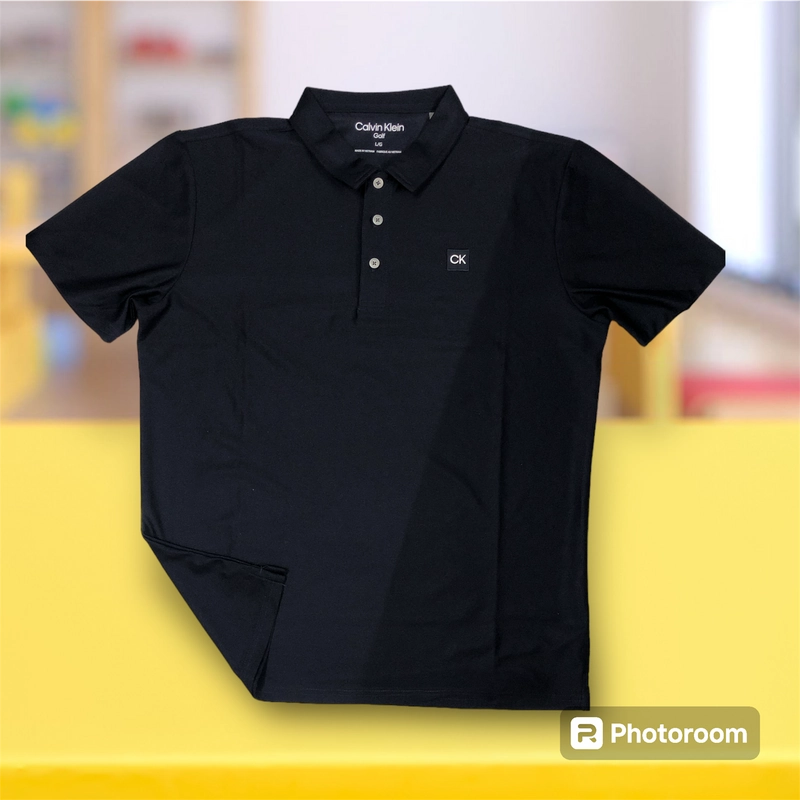 Áo thun polo nam hiệu CK, màu xanh navy, size L còn mới 201857