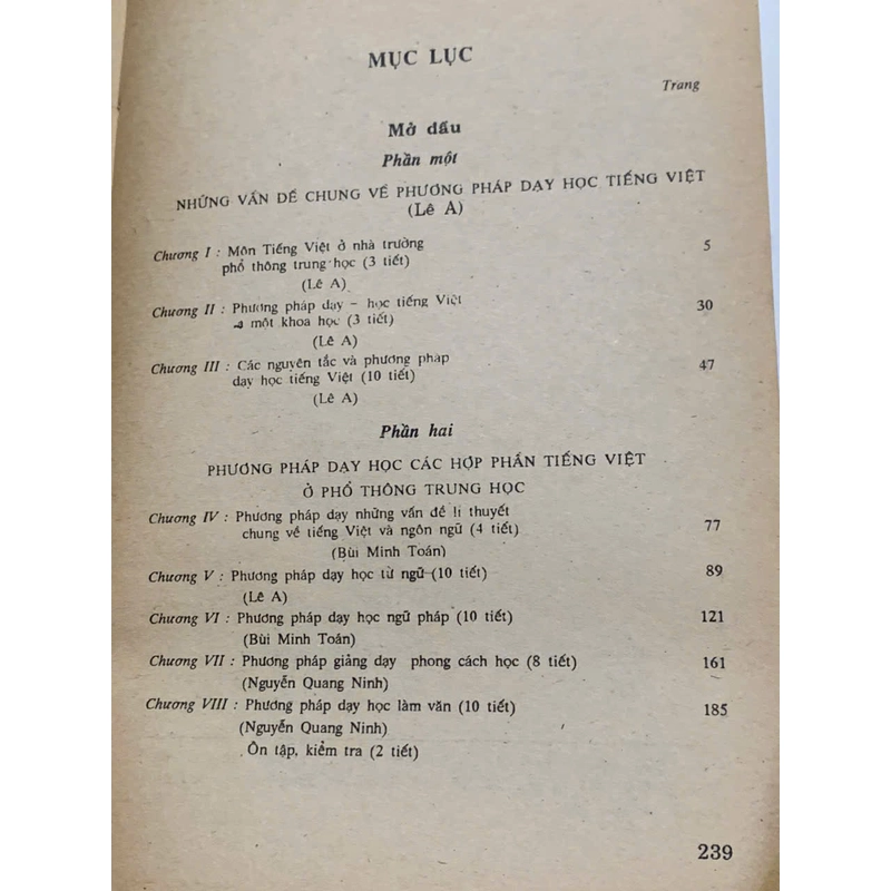 PHƯƠNG PHÁP DẠY HỌC TIẾNG VIỆT, LÊ A (chủ biên) NGUYỄN QUANG NINH - BÙI MINH TOÁN 545885