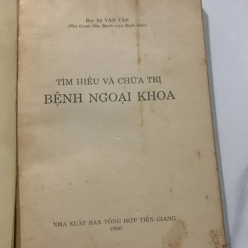 Tìm hiểu và chữa trị bệnh ngoại khoa, bác sĩ Văn Tần 709184