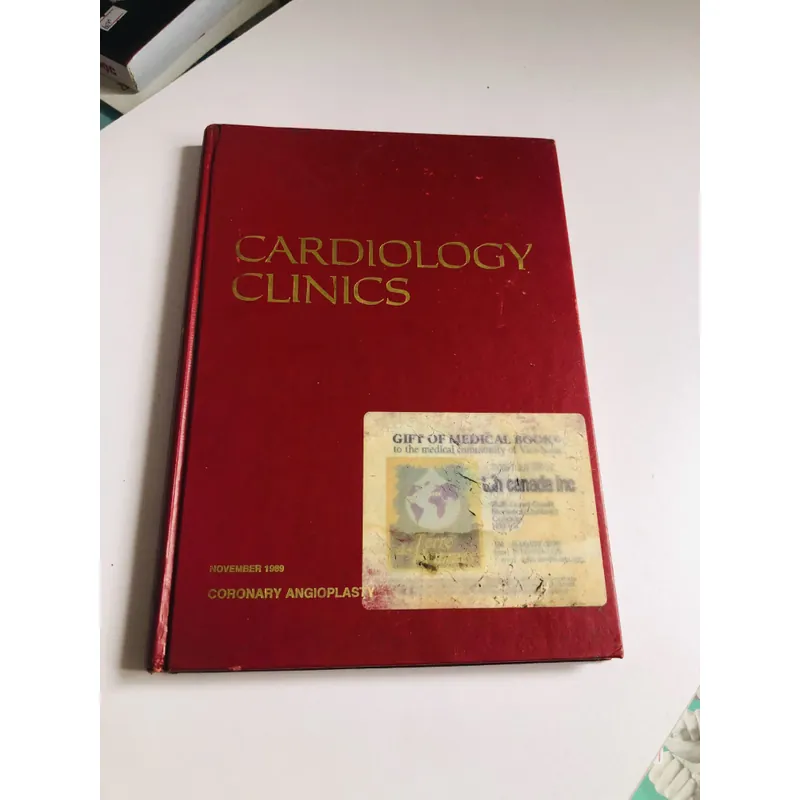 CARDIOLOGY CLINICS – Coronary angioplasty - BÌA CỨNG, KHỔ TO 698172