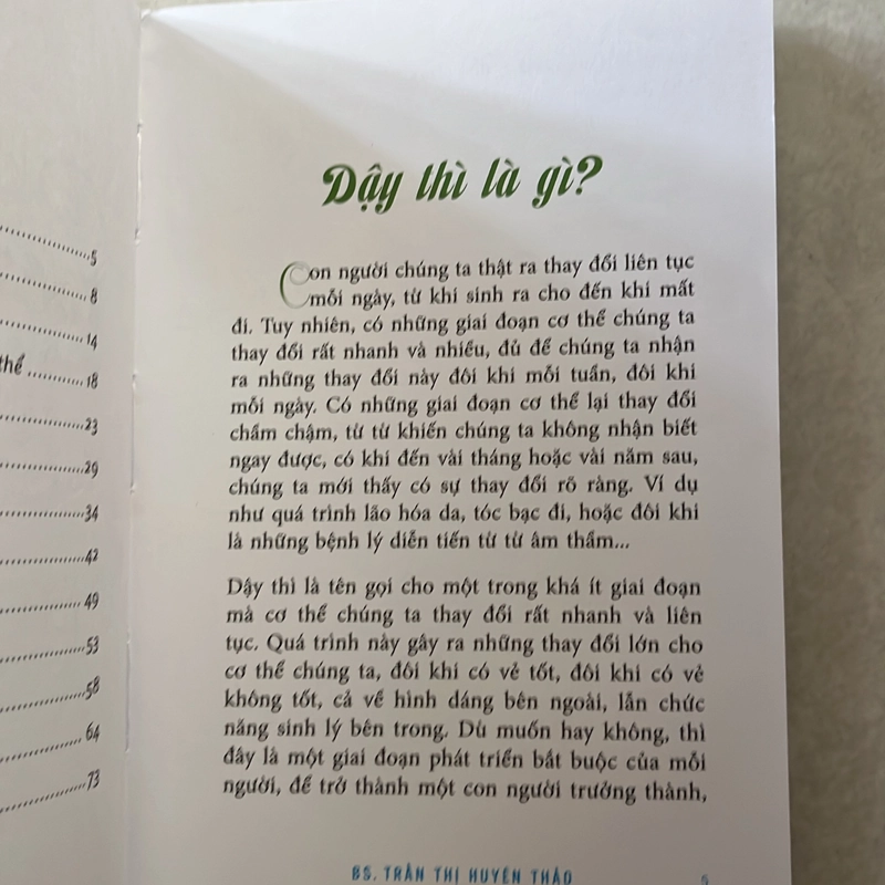 Chào tuổi dậy thì! - BS Trần Thị Huyên Thảo 539488