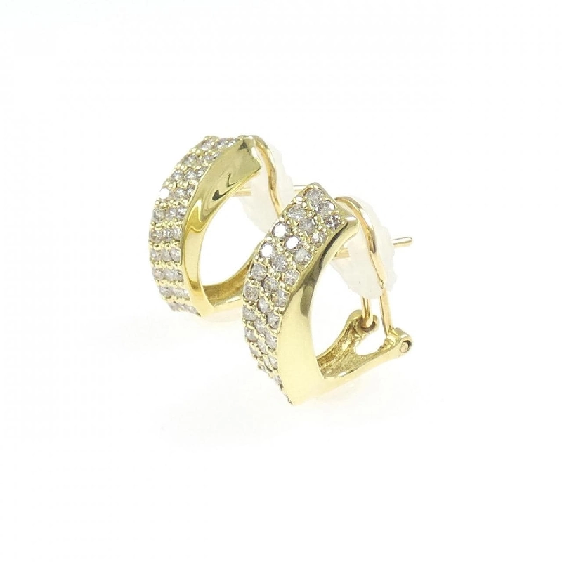 Bông tai/khuyên tai kim cương K18YG 1.00CT - Hàng hiệu chính hãng 869313