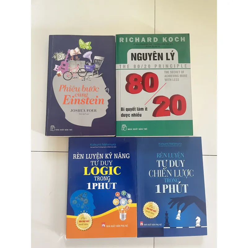 Bộ 4 Nguyên lý 80/20 - Trí nhớ - Tư duy logic & chiến lược 752629