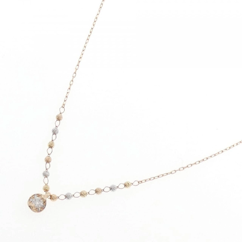 K10 Ba màu Kim cương Dây chuyền 0.10CT - Hàng hiệu Chính hãng 857814