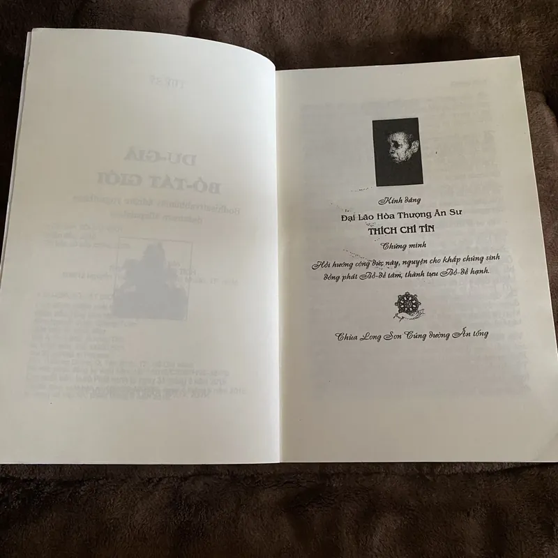 Du già bồ tát giới, Tuệ Sỹ 601328