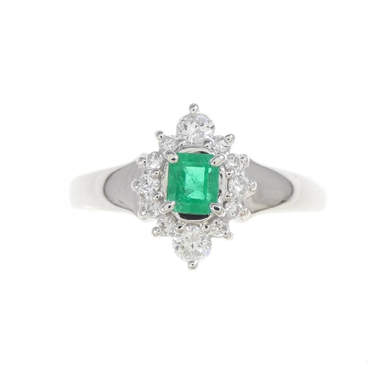 Nhẫn Emerald PT900 0.21CT 671284