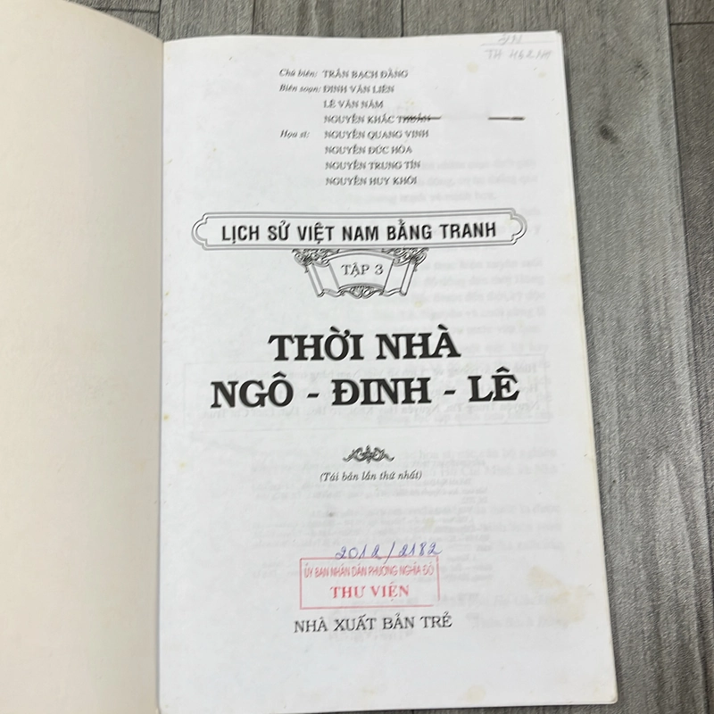 Lịch sử việt nam bằng tranh tập 3. 9b3 544940