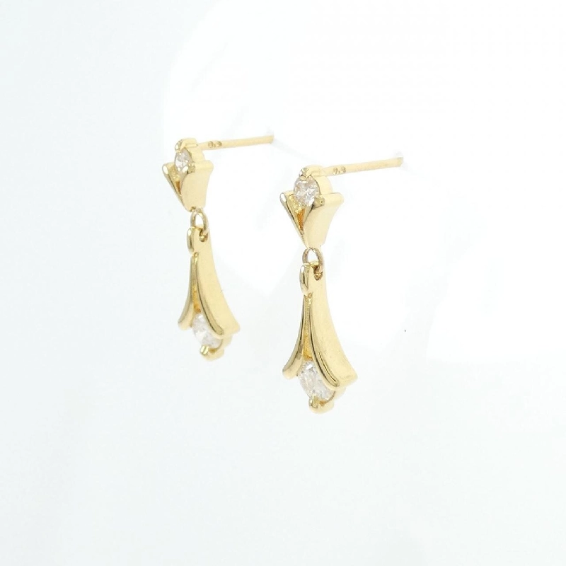 K18YG Bông tai kim cương 0.4CT - Hàng hiệu Chính hãng 866649