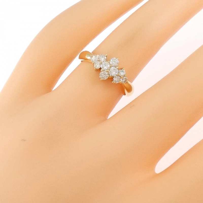 Nhẫn kim cương K18YG 0.50CT 666019