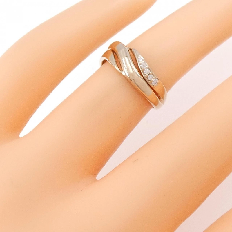 Nhẫn kim cương K18PG 0.05CT 673052