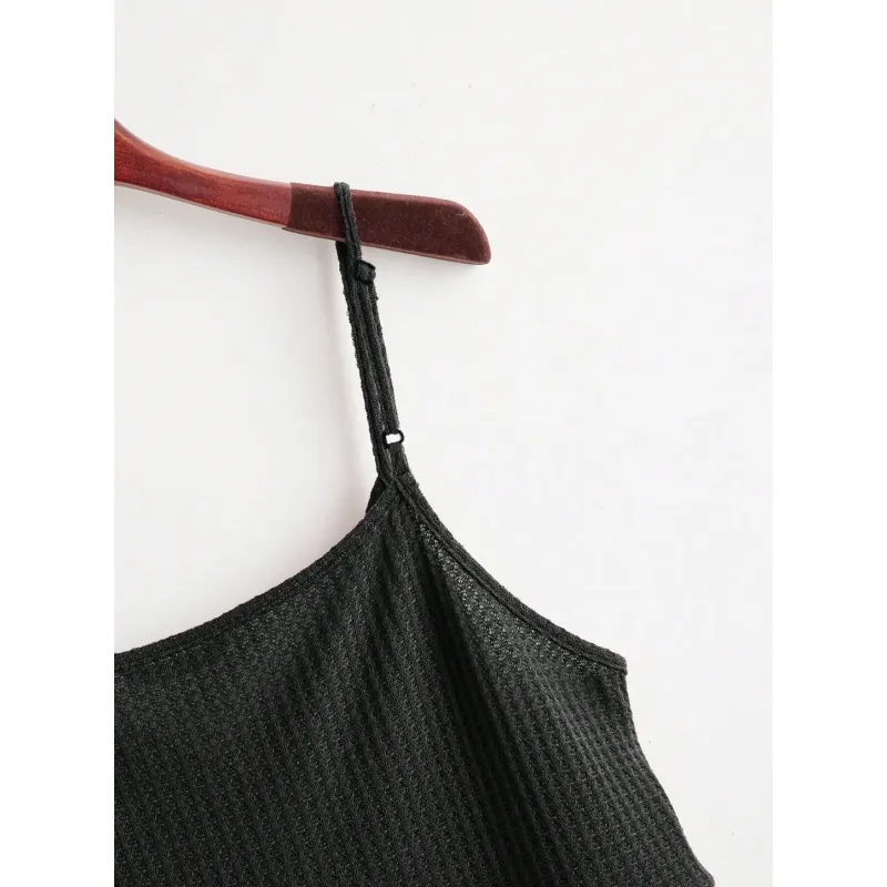 Áo hai dây dệt viền bèo Shein bigsize 4XL 756604