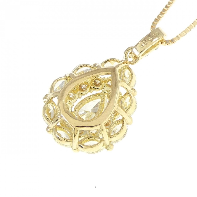 K18YG Dây chuyền kim cương 0.70CT - Hàng hiệu Authentic 860429