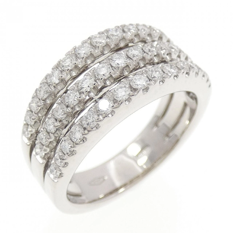 Nhẫn kim cương Pavé 750WG 0.73CT - Hàng hiệu Authentic 851615