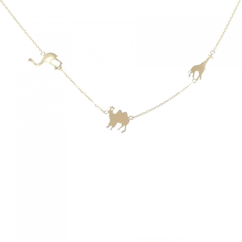 K18YG Vòng cổ kim cương động vật - Hàng hiệu Authentic 857758