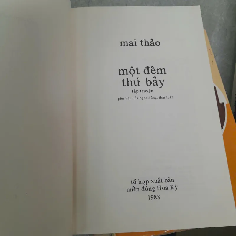 MỘT ĐÊM THỨ BẢY - MAI THẢO 746197