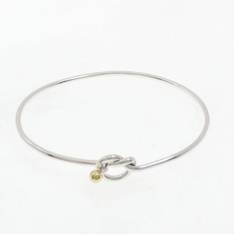 Vòng tay trái tim móc & mắt phẳng Tiffany - Hàng hiệu Authentic 845743