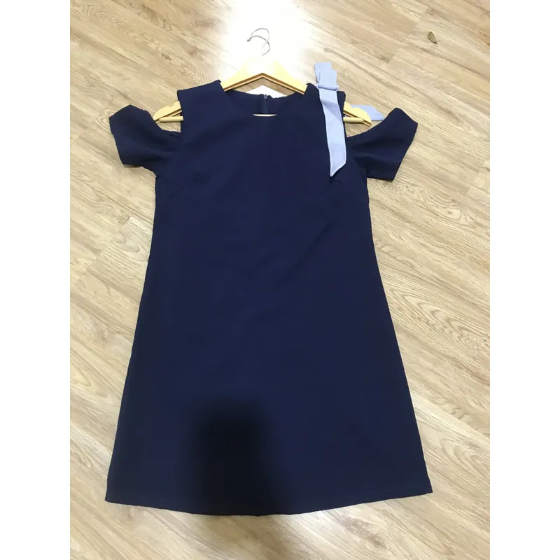 Đầm nữ form dáng suông màu xanh dương đậm 698329