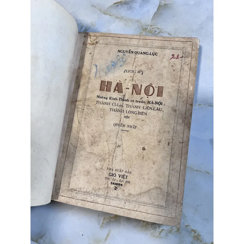 Lịch sử Hà Nội - Nguyễn Quang Lục 737214