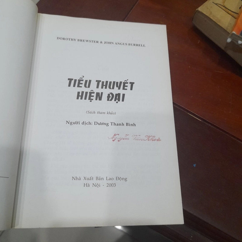 Dorothy Brewster & John Angus Burrell - TIỂU THUYẾT HIỆN ĐẠI 301126