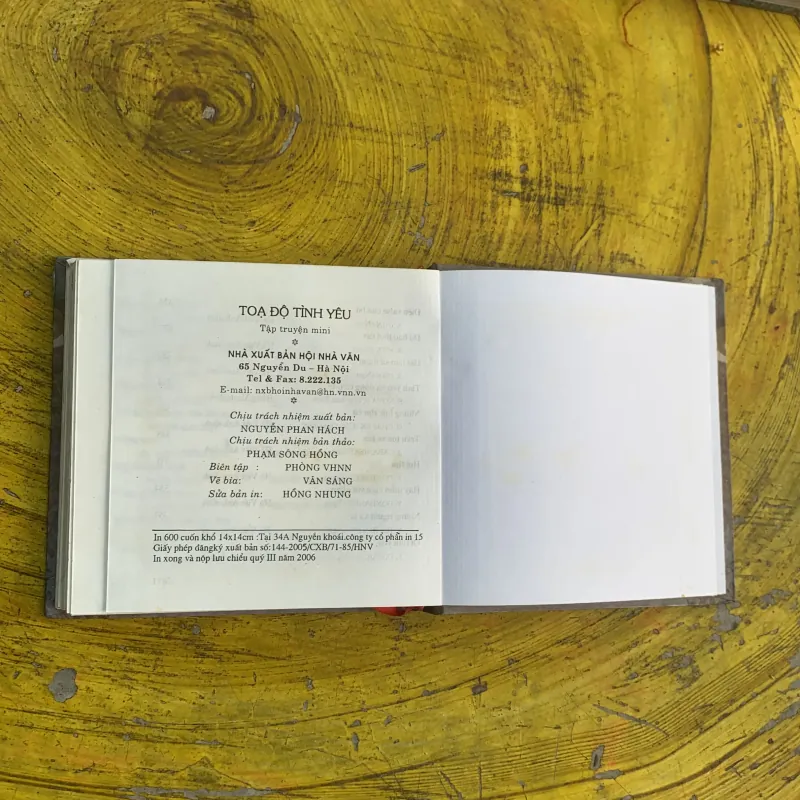 TOẠ ĐỘ TÌNH YÊU tập truyện ngắn  752446