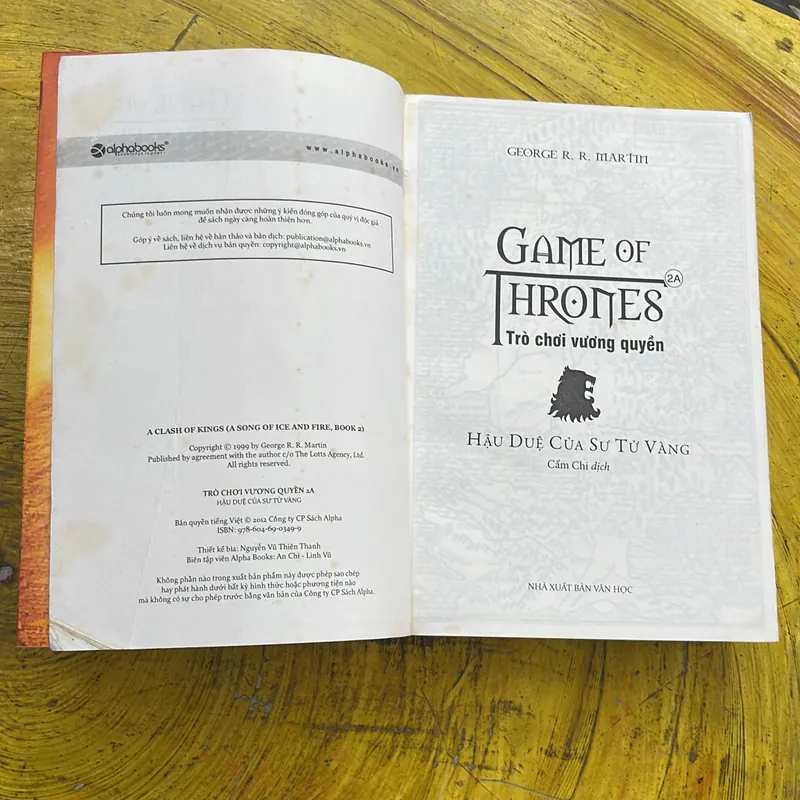 TRÒ CHƠI VƯƠNG QUYỀN (2a-2b) HẬU DUỆ CỦA SƯ TỬ VÀNG & BẢY PHỤ QUỐC 689631