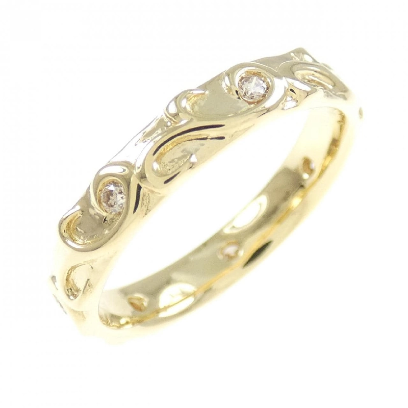 Nhẫn kim cương K18YG 0.10CT 671989