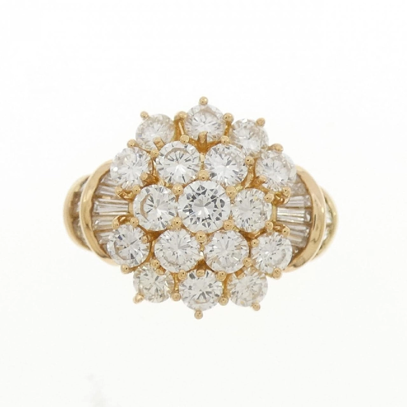 Nhẫn kim cương K18YG 2.44CT 667706