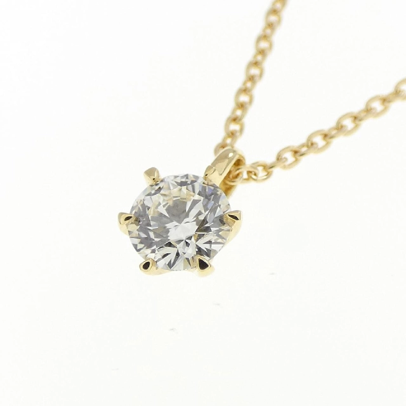 K18YG Dây chuyền kim cương 0.207CT H VS2 3EXT - Hàng hiệu Chính hãng 874734