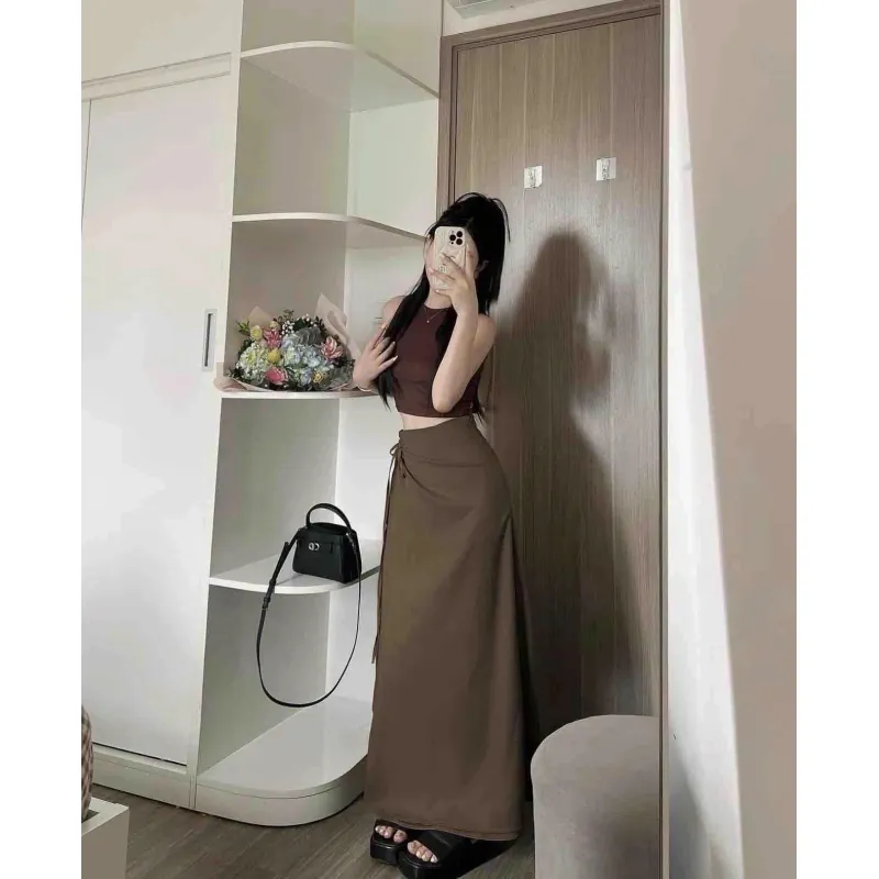 Set áo ba lỗ, chân váy dài 989663