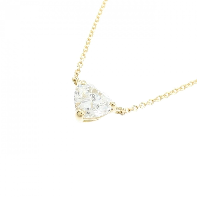 K18YG Dây chuyền kim cương 0.556CT H SI2 hình trái tim - Hàng hiệu Chính hãng 875430