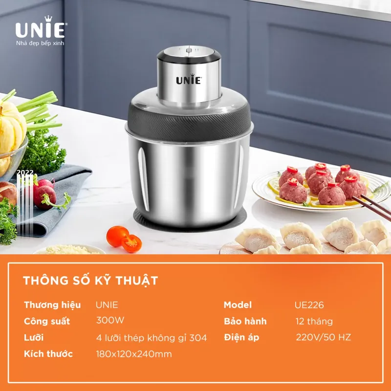 Máy xay thịt Unie UE226 dung tích 2.5L 960315