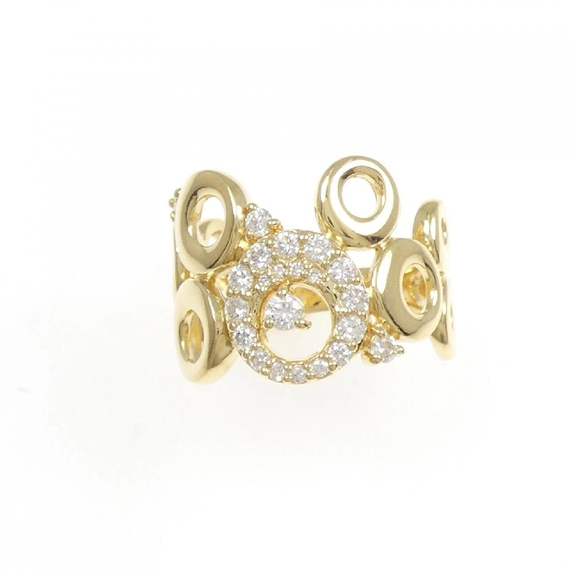 Nhẫn kim cương K18YG 0.45CT 672553