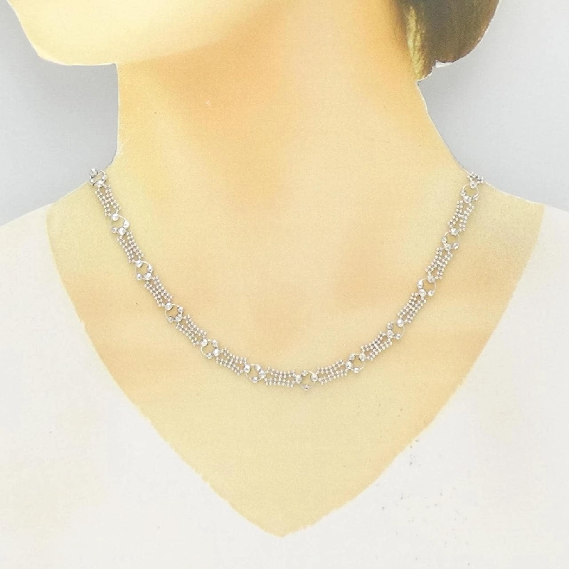 K18WG Necklace - Hàng hiệu Authentic 867267