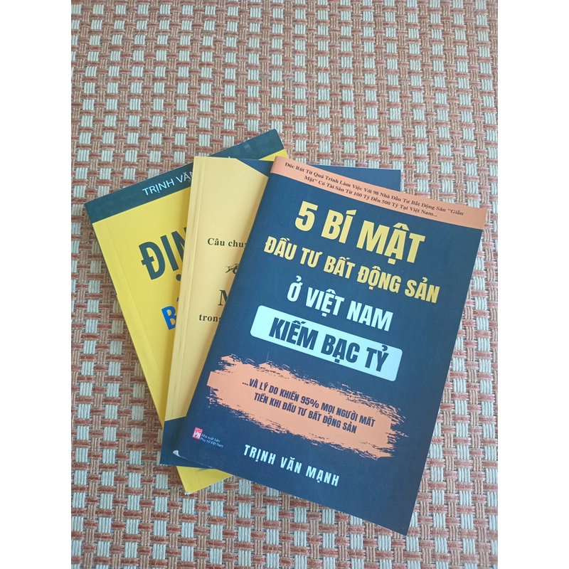 Bộ 3 sách Bất động sản: Định giá BĐS + 5 bí mật đầu tư BĐS +Câu chuyện được mất trong BĐS 317860
