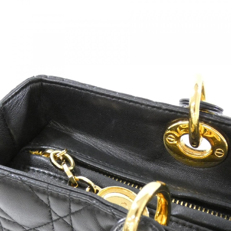 【Vintage】Christian Dior Lady Dior Large CAL44560 Bag 617778