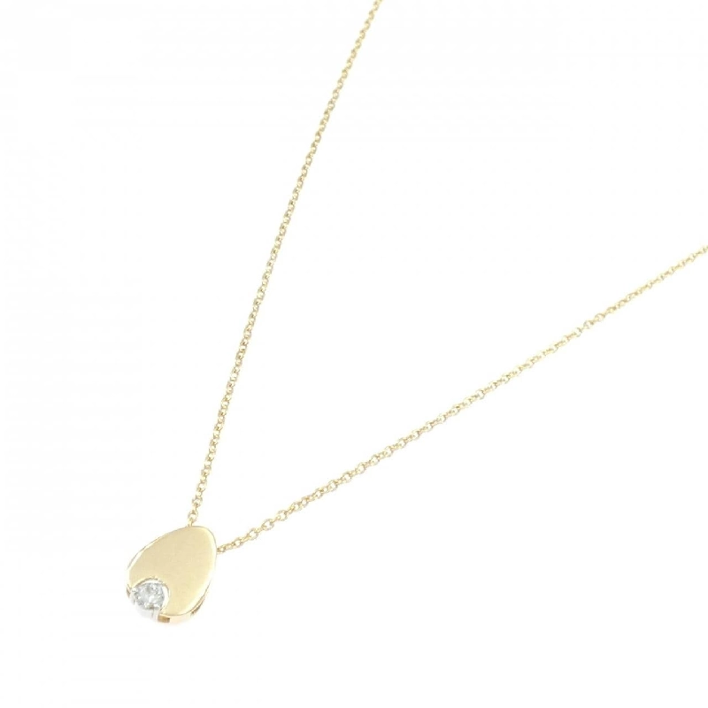 K18YG/PT Dây chuyền kim cương 0.10CT - Hàng hiệu Chính hãng 858414