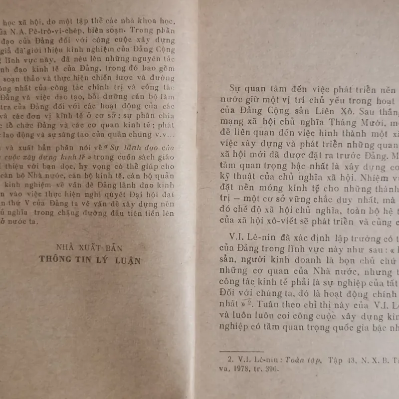 Sự lãnh đạo của Đảng đối với công cuộc xây dựng kinh tế 🌻 575477