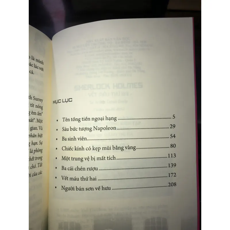 Sherlock Holmes - Vết máu thứ hai 1031231